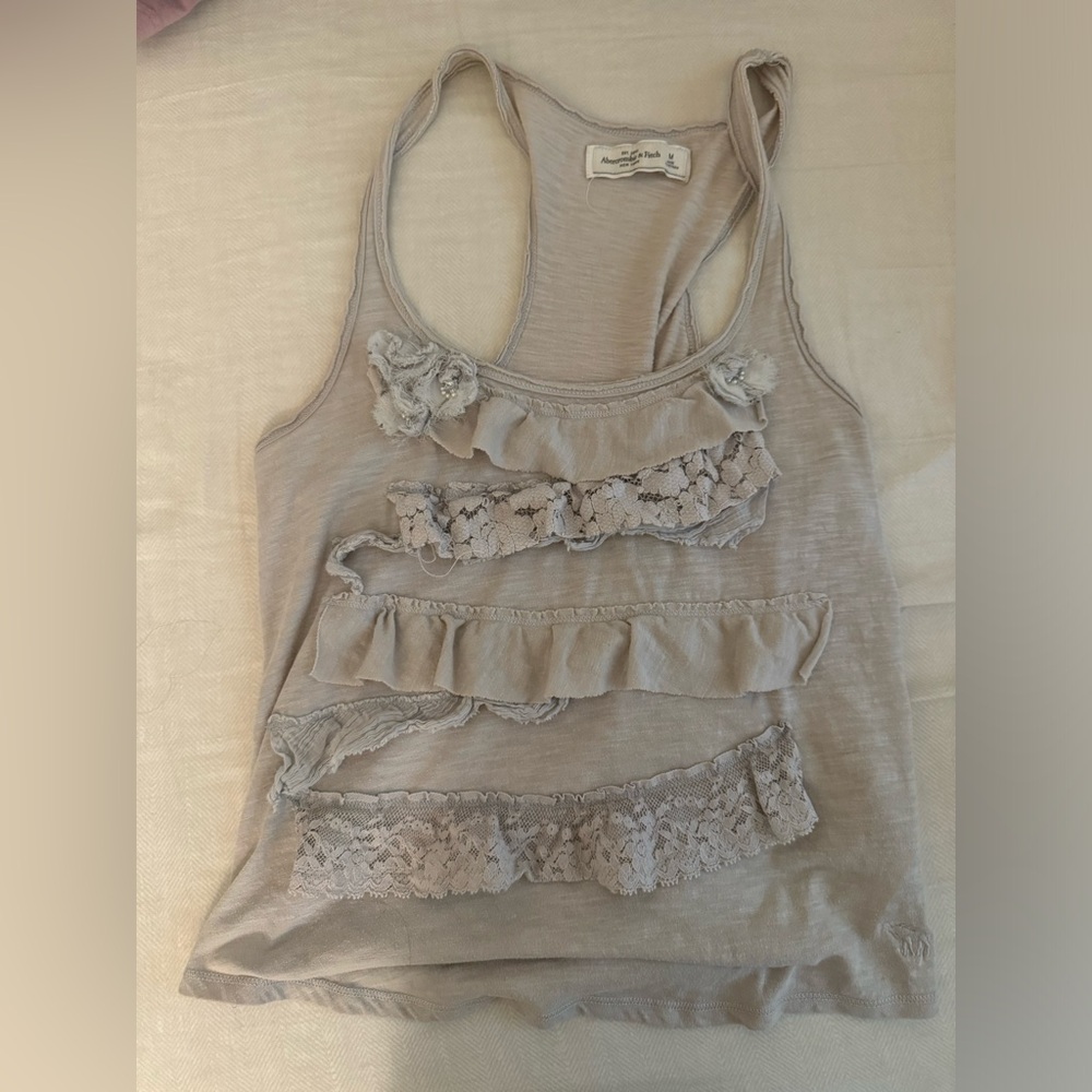 Abercrombie & Fitch grey tank top